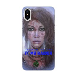 Заказать чехол для iPhone X/XS в Москве. Чехол для iPhone X/XS, объёмная печать Tomb Raider от THE_NISE  - готовые дизайны и нанесение принтов.