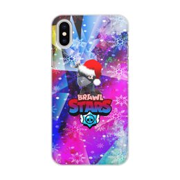 Заказать чехол для iPhone X/XS в Москве. Чехол для iPhone X/XS, объёмная печать Brawl Stars от THE_NISE  - готовые дизайны и нанесение принтов.