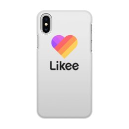Заказать чехол для iPhone X/XS в Москве. Чехол для iPhone X/XS, объёмная печать Likee  от DESIGNER   - готовые дизайны и нанесение принтов.