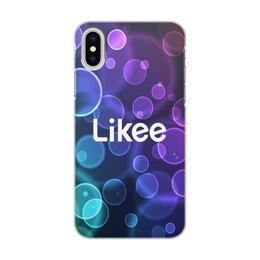 Заказать чехол для iPhone X/XS в Москве. Чехол для iPhone X/XS, объёмная печать Likee от THE_NISE  - готовые дизайны и нанесение принтов.