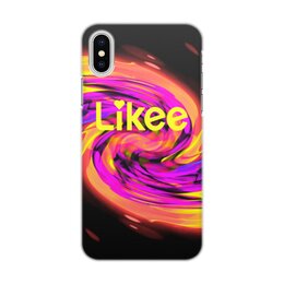 Заказать чехол для iPhone X/XS в Москве. Чехол для iPhone X/XS, объёмная печать Likee от THE_NISE  - готовые дизайны и нанесение принтов.