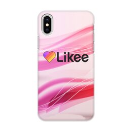 Заказать чехол для iPhone X/XS в Москве. Чехол для iPhone X/XS, объёмная печать Likee от THE_NISE  - готовые дизайны и нанесение принтов.