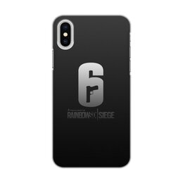 Заказать чехол для iPhone X/XS в Москве. Чехол для iPhone X/XS, объёмная печать Rainbow 6 от THE_NISE  - готовые дизайны и нанесение принтов.