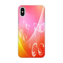 Заказать чехол для iPhone X/XS в Москве. Чехол для iPhone X/XS, объёмная печать Музыка от THE_NISE  - готовые дизайны и нанесение принтов.