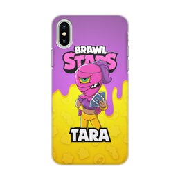 Заказать чехол для iPhone X/XS в Москве. Чехол для iPhone X/XS, объёмная печать BRAWL STARS TARA от geekbox - готовые дизайны и нанесение принтов.