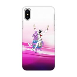 Заказать чехол для iPhone X/XS в Москве. Чехол для iPhone X/XS, объёмная печать Marshmello от THE_NISE  - готовые дизайны и нанесение принтов.