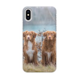 Заказать чехол для iPhone X/XS в Москве. Чехол для iPhone X/XS, объёмная печать собаки от THE_NISE  - готовые дизайны и нанесение принтов.