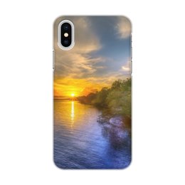 Заказать чехол для iPhone X/XS в Москве. Чехол для iPhone X/XS, объёмная печать Природа от THE_NISE  - готовые дизайны и нанесение принтов.