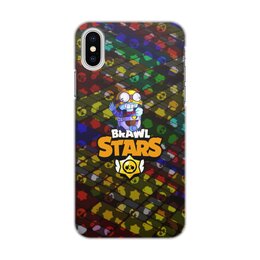 Заказать чехол для iPhone X/XS в Москве. Чехол для iPhone X/XS, объёмная печать Brawl Stars от THE_NISE  - готовые дизайны и нанесение принтов.