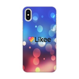 Заказать чехол для iPhone X/XS в Москве. Чехол для iPhone X/XS, объёмная печать Likee от THE_NISE  - готовые дизайны и нанесение принтов.