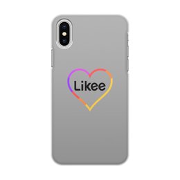 Заказать чехол для iPhone X/XS в Москве. Чехол для iPhone X/XS, объёмная печать Likee от THE_NISE  - готовые дизайны и нанесение принтов.