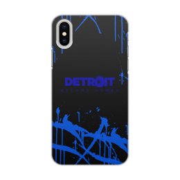 Заказать чехол для iPhone X/XS в Москве. Чехол для iPhone X/XS, объёмная печать Detroit от THE_NISE  - готовые дизайны и нанесение принтов.