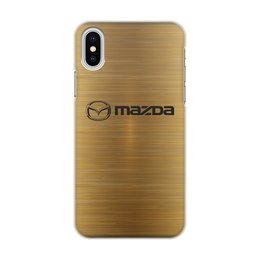 Заказать чехол для iPhone X/XS в Москве. Чехол для iPhone X/XS, объёмная печать Mazda от THE_NISE  - готовые дизайны и нанесение принтов.