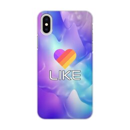 Заказать чехол для iPhone X/XS в Москве. Чехол для iPhone X/XS, объёмная печать Likee от THE_NISE  - готовые дизайны и нанесение принтов.