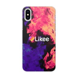 Заказать чехол для iPhone X/XS в Москве. Чехол для iPhone X/XS, объёмная печать Likee от THE_NISE  - готовые дизайны и нанесение принтов.