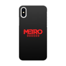 Заказать чехол для iPhone X/XS в Москве. Чехол для iPhone X/XS, объёмная печать Metro от THE_NISE  - готовые дизайны и нанесение принтов.