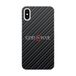 Заказать чехол для iPhone X/XS в Москве. Чехол для iPhone X/XS, объёмная печать God of War от THE_NISE  - готовые дизайны и нанесение принтов.