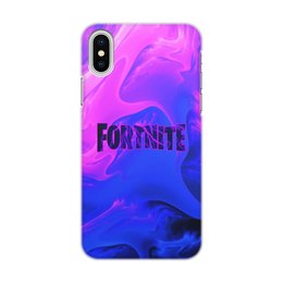 Заказать чехол для iPhone X/XS в Москве. Чехол для iPhone X/XS, объёмная печать Fortnite от THE_NISE  - готовые дизайны и нанесение принтов.