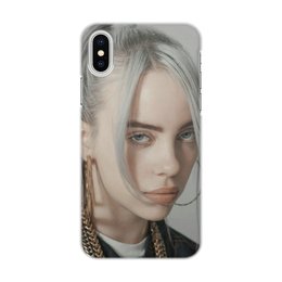 Заказать чехол для iPhone X/XS в Москве. Чехол для iPhone X/XS, объёмная печать Billie Eilish от Мария Борисенкова - готовые дизайны и нанесение принтов.