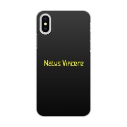 Заказать чехол для iPhone X/XS в Москве. Чехол для iPhone X/XS, объёмная печать Natus Vincere от THE_NISE  - готовые дизайны и нанесение принтов.