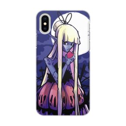 Заказать чехол для iPhone X/XS в Москве. Чехол для iPhone X/XS, объёмная печать Девушка Зомби от Дана Столыпина - готовые дизайны и нанесение принтов.