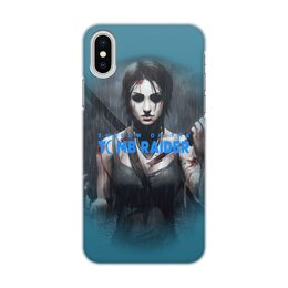 Заказать чехол для iPhone X/XS в Москве. Чехол для iPhone X/XS, объёмная печать Tomb Raider от THE_NISE  - готовые дизайны и нанесение принтов.