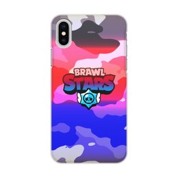 Заказать чехол для iPhone X/XS в Москве. Чехол для iPhone X/XS, объёмная печать Brawl Stars от THE_NISE  - готовые дизайны и нанесение принтов.