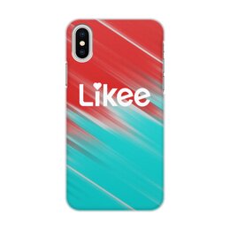 Заказать чехол для iPhone X/XS в Москве. Чехол для iPhone X/XS, объёмная печать Likee от THE_NISE  - готовые дизайны и нанесение принтов.