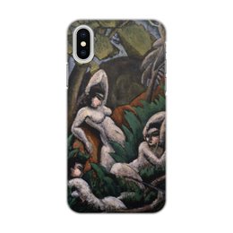 Заказать чехол для iPhone X/XS в Москве. Чехол для iPhone X/XS, объёмная печать Лето (Макс Вебер) от trend - готовые дизайны и нанесение принтов.