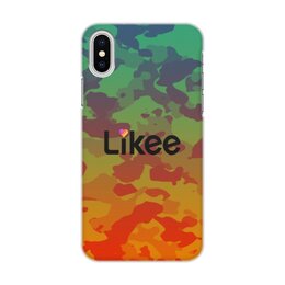 Заказать чехол для iPhone X/XS в Москве. Чехол для iPhone X/XS, объёмная печать Likee от THE_NISE  - готовые дизайны и нанесение принтов.