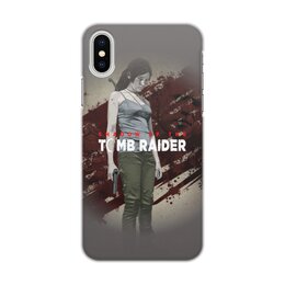 Заказать чехол для iPhone X/XS в Москве. Чехол для iPhone X/XS, объёмная печать Tomb Raider от THE_NISE  - готовые дизайны и нанесение принтов.