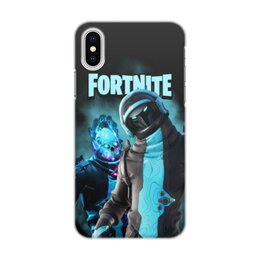 Заказать чехол для iPhone X/XS в Москве. Чехол для iPhone X/XS, объёмная печать FORTNITE от geekbox - готовые дизайны и нанесение принтов.