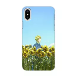 Заказать чехол для iPhone X/XS в Москве. Чехол для iPhone X/XS, объёмная печать Подсолнухи от Дана Столыпина - готовые дизайны и нанесение принтов.