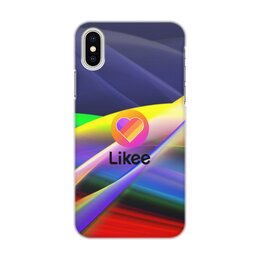 Заказать чехол для iPhone X/XS в Москве. Чехол для iPhone X/XS, объёмная печать Likee от THE_NISE  - готовые дизайны и нанесение принтов.