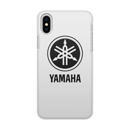 Заказать чехол для iPhone X/XS в Москве. Чехол для iPhone X/XS, объёмная печать YAMAHA от DESIGNER   - готовые дизайны и нанесение принтов.