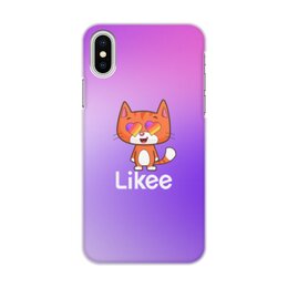 Заказать чехол для iPhone X/XS в Москве. Чехол для iPhone X/XS, объёмная печать Likee от THE_NISE  - готовые дизайны и нанесение принтов.