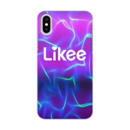 Заказать чехол для iPhone X/XS в Москве. Чехол для iPhone X/XS, объёмная печать Likee от THE_NISE  - готовые дизайны и нанесение принтов.