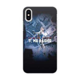 Заказать чехол для iPhone X/XS в Москве. Чехол для iPhone X/XS, объёмная печать Tomb Raider от THE_NISE  - готовые дизайны и нанесение принтов.