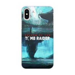 Заказать чехол для iPhone X/XS в Москве. Чехол для iPhone X/XS, объёмная печать Tomb Raider от THE_NISE  - готовые дизайны и нанесение принтов.