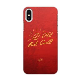 Заказать чехол для iPhone X/XS в Москве. Чехол для iPhone X/XS, объёмная печать Old But Gold - Ego Sun от kamal-creations - готовые дизайны и нанесение принтов.