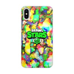 Заказать чехол для iPhone X/XS в Москве. Чехол для iPhone X/XS, объёмная печать Brawl Stars от THE_NISE  - готовые дизайны и нанесение принтов.