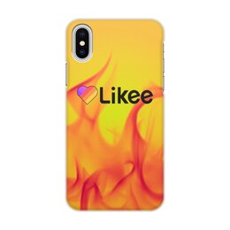 Заказать чехол для iPhone X/XS в Москве. Чехол для iPhone X/XS, объёмная печать Likee от THE_NISE  - готовые дизайны и нанесение принтов.