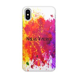 Заказать чехол для iPhone X/XS в Москве. Чехол для iPhone X/XS, объёмная печать Natus Vincere от THE_NISE  - готовые дизайны и нанесение принтов.