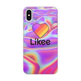 Заказать чехол для iPhone X/XS в Москве. Чехол для iPhone X/XS, объёмная печать Likee  от DESIGNER   - готовые дизайны и нанесение принтов.