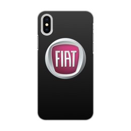 Заказать чехол для iPhone X/XS в Москве. Чехол для iPhone X/XS, объёмная печать FIAT  от DESIGNER   - готовые дизайны и нанесение принтов.