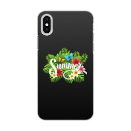 Заказать чехол для iPhone X/XS в Москве. Чехол для iPhone X/XS, объёмная печать Summer от THE_NISE  - готовые дизайны и нанесение принтов.