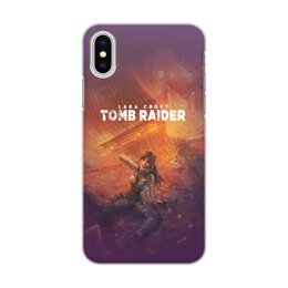 Заказать чехол для iPhone X/XS в Москве. Чехол для iPhone X/XS, объёмная печать Tomb Raider от THE_NISE  - готовые дизайны и нанесение принтов.