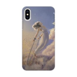 Заказать чехол для iPhone X/XS в Москве. Чехол для iPhone X/XS, объёмная печать Суета жизни от Дана Столыпина - готовые дизайны и нанесение принтов.
