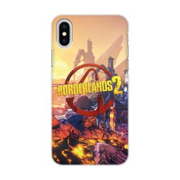 Заказать чехол для iPhone X/XS в Москве. Чехол для iPhone X/XS, объёмная печать Borderlands 2 от THE_NISE  - готовые дизайны и нанесение принтов.