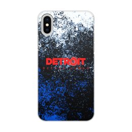 Заказать чехол для iPhone X/XS в Москве. Чехол для iPhone X/XS, объёмная печать Detroit  от THE_NISE  - готовые дизайны и нанесение принтов.